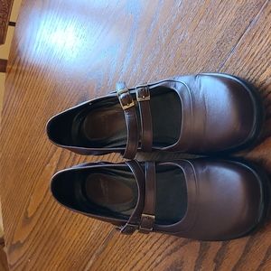 Brown Dansko Mary Janes